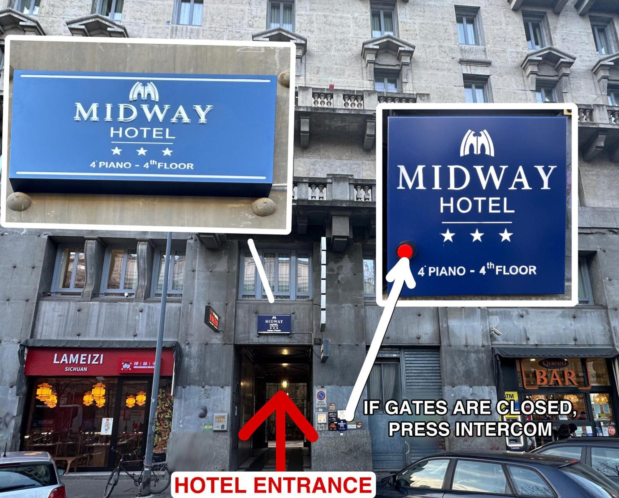 Hotel Midway Milan Luaran gambar